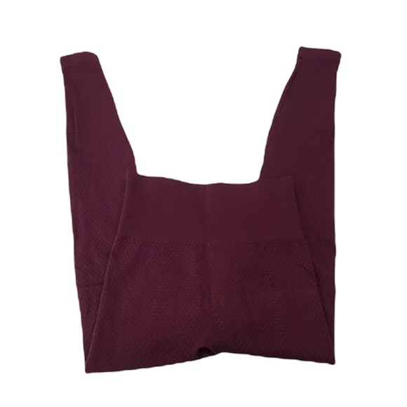 Balance Athletica Seamless Legging Amethyst Quartz Maroon Diamond Textur… - Picture 2 of 12